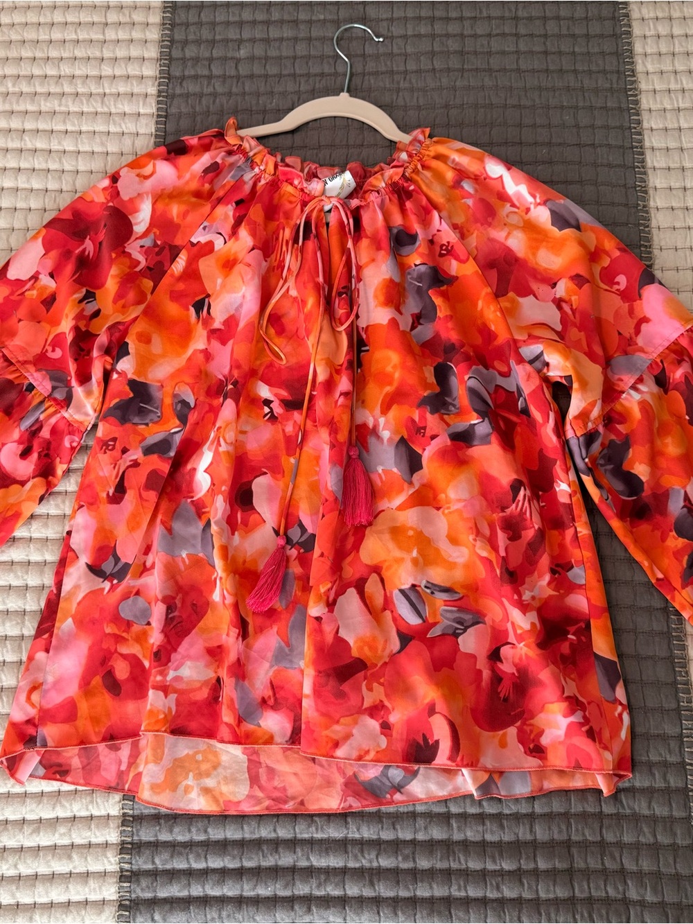 Modern Grace Floral Blouse